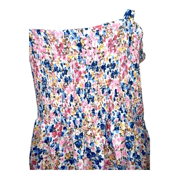 Wallflower Sundress Women’s Floral Padded Adjustable Spaghetti Straps Smocked 3X - Picture 6 of 9